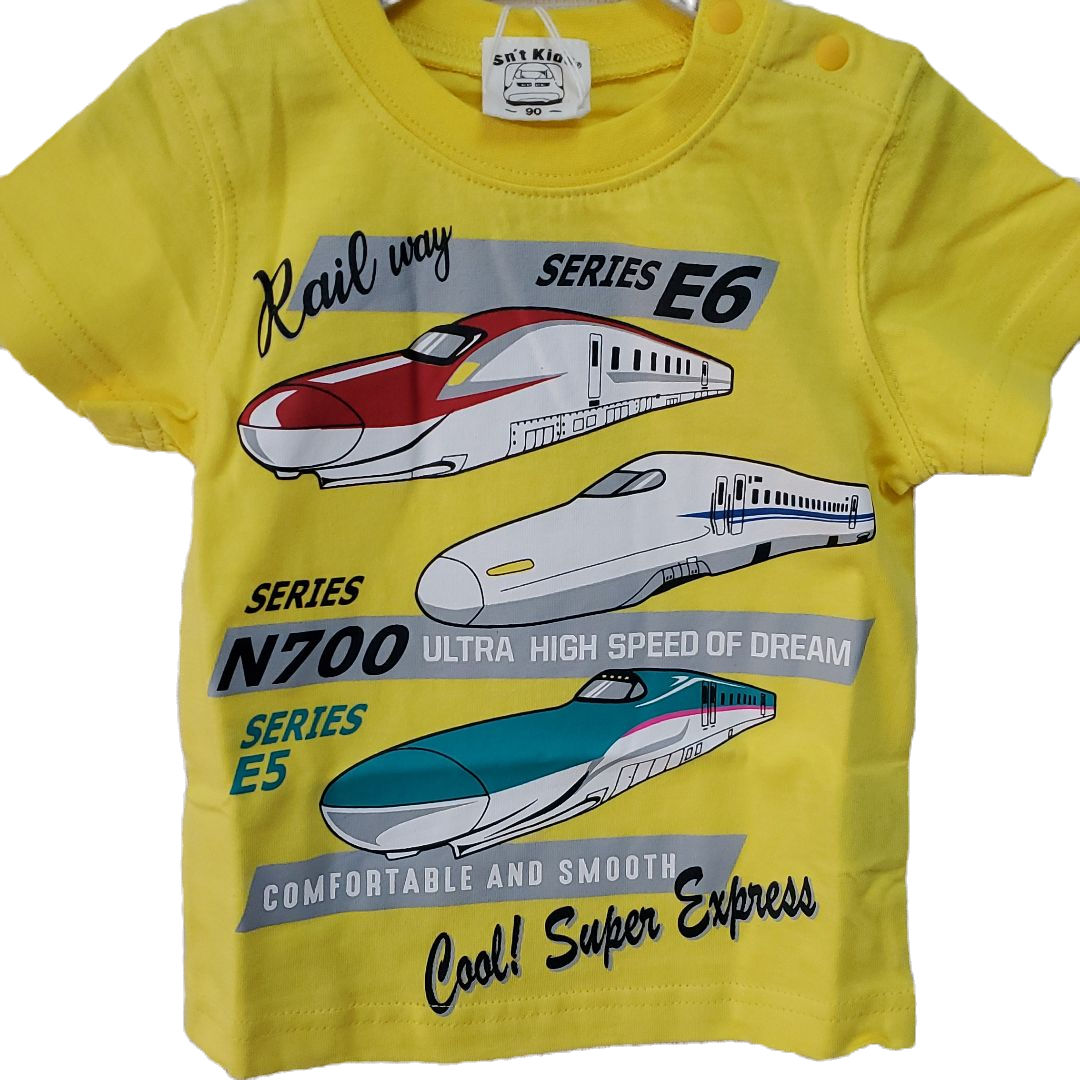 Sn't Kids  新幹線半袖Tシャツ 3501520
