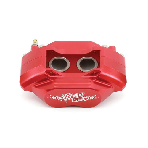 mini 赤いブレーキキャリパーセット ローバーミニ 8.4 インチ用 4POT ブレーキキャリパー キット