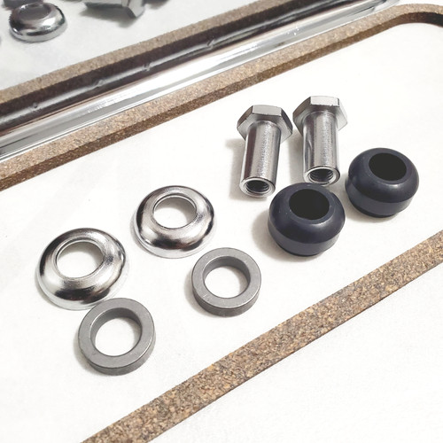 ローバーミニ モーリス オースティン ロッカー カバー キット クローム