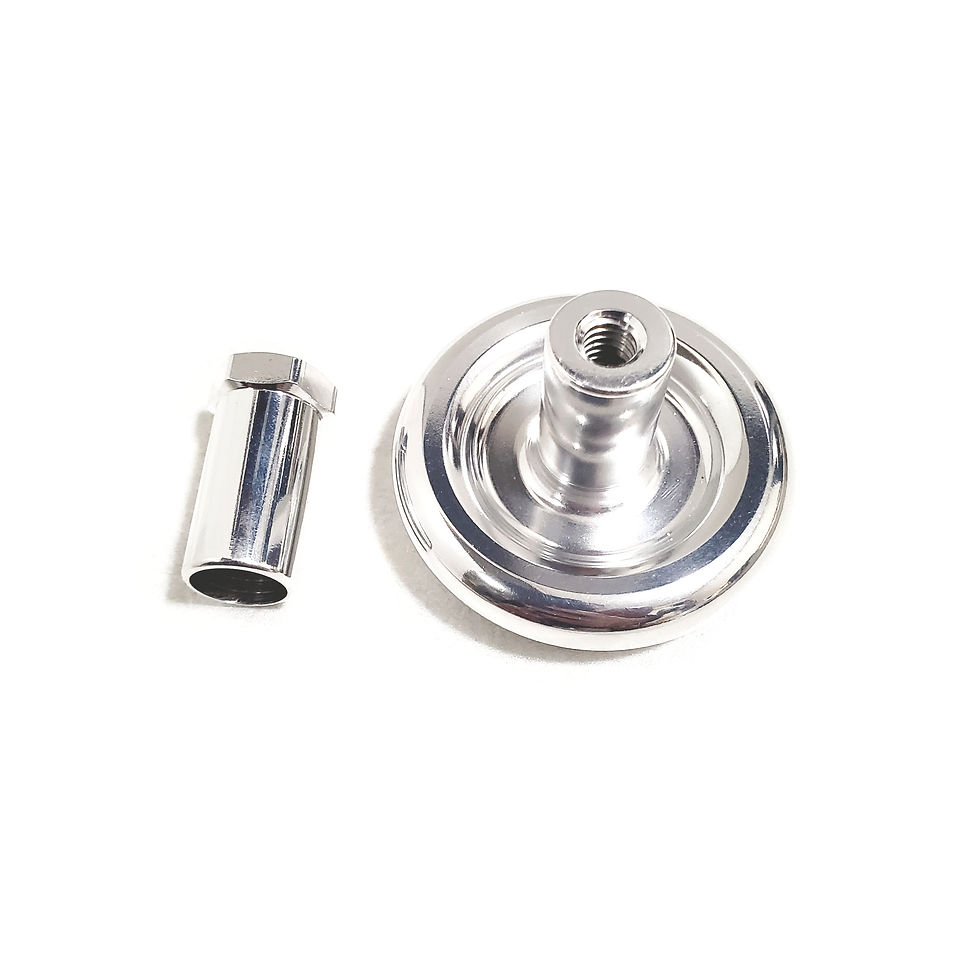 サムネイル： ローバーミニ用　マッシュルーム　ギアノブ、刻印入り ポリッシュド　仕上げ