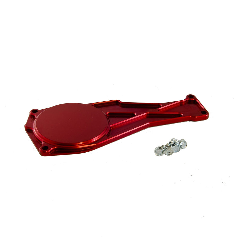 Wiper motor cover plate for Rover Mini, red