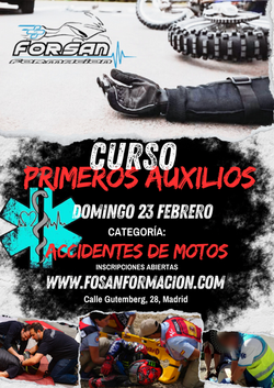 Cartel con foto para promoción de torneo deportivo rojo
