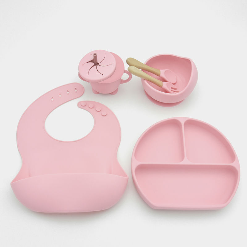 Thumbnail: 6-Piece Baby Dinnerware Silicone Set