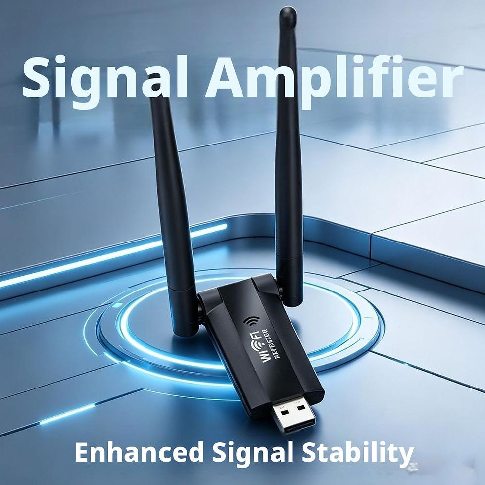 Miniatura: Repetidor Wi-Fi USB sem fio de 4200 Mbps, amplificador de sinal, longo alcance.