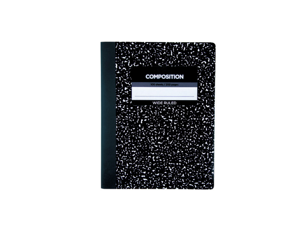 Composition Book, 9.75" x 7.5"