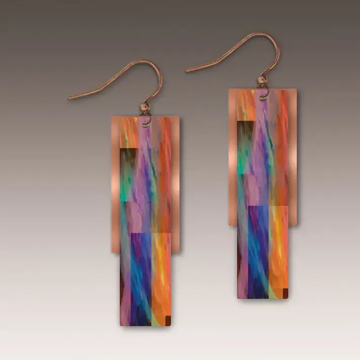 Thumbnail: Rectangle Shaped Earrings