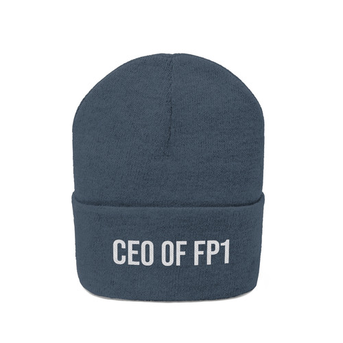 Ceo Of Fp1 Beanie | BaristajoshF1