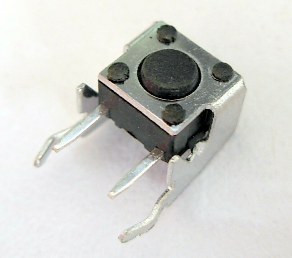 Thumbnail: Rupteur commutateur micro switch 6x6x4,3mm black Button Switch Touch Contact