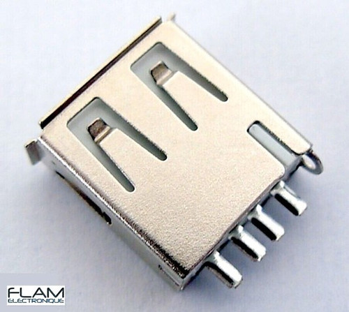 2 Connecteurs USB Type A Femelle à Souder - Vertical, Générique, Neufs