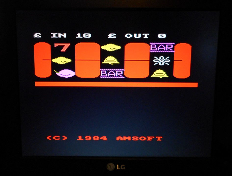 Thumbnail: FRUIT MACHINE - jeu / game for AMSTRAD CPC 464 / 664 / 6128 / CPC Plus -d89