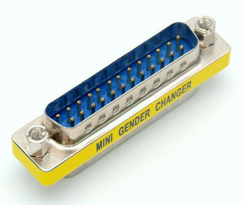 Coupleur adaptateur DB25 25 broches Male / Male 25 pins Coupler Adapter