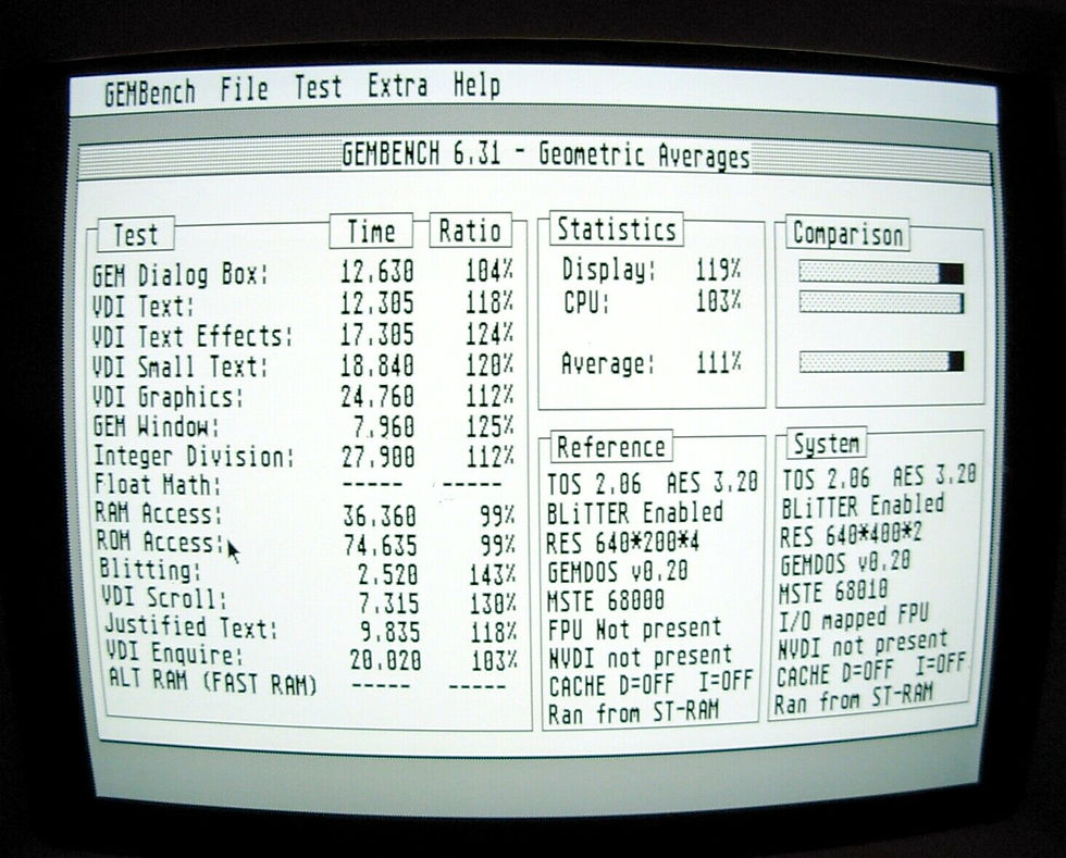 Thumbnail: Processeur Motorola 68010 FN25 CPU Upgrade ATARI MEGA STE extension processor