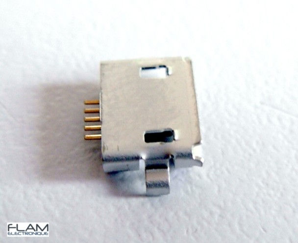 Thumbnail: 10x Connecteur à souder micro USB type B femelle / female connector to solder