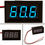 Thumbnail: Voltmètre testeur 3 chiffres bleu DC 4,5 - 30 V Digital LCD voltmeter 3 digit