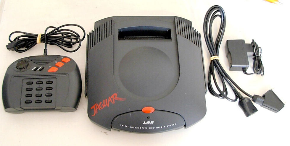 ATARI JAGUAR console + switch 50/60 HZ PAL/NTSC + RGB cable + manette