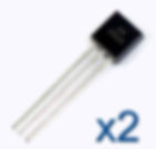 Lot 2x transistor bipolaire 2N3906 NPN TO-92 bipolar transistor 2pcs