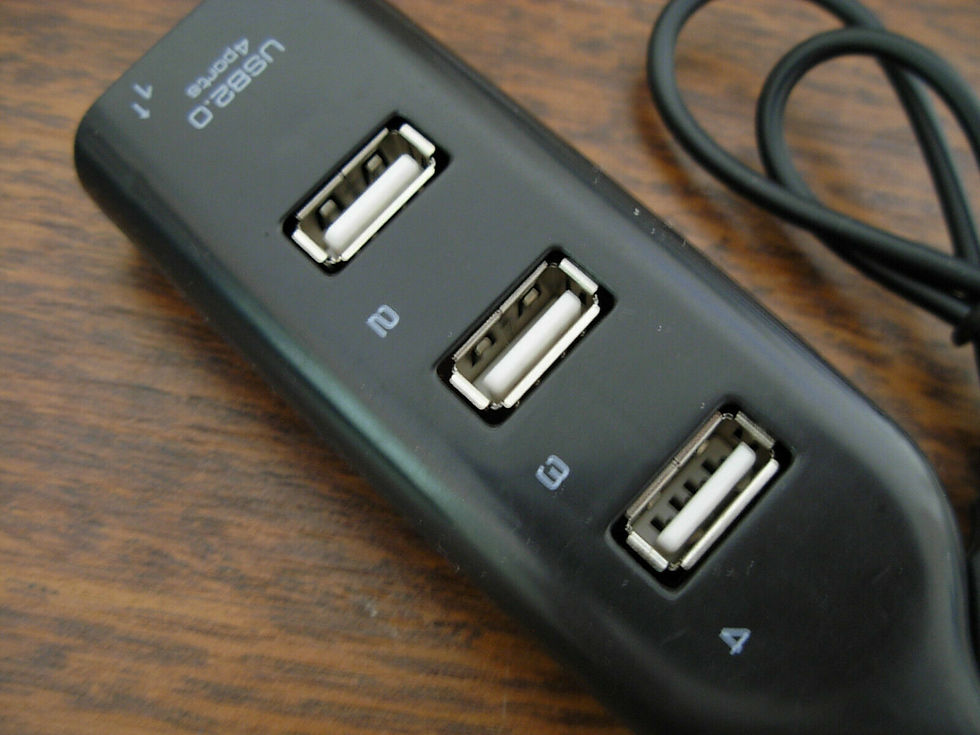 Thumbnail: USB HUB rallonge 4x port USB 2.0 extension cable .