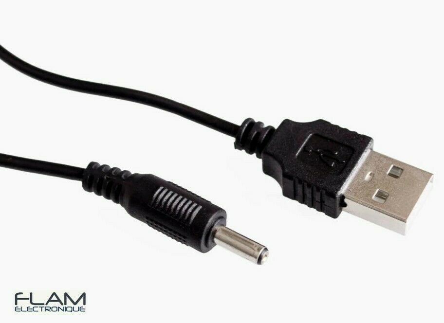 Miniature : Cable Adaptateur USB alimentation DC 5V - 3,5x1,35mm USB Adapter to 5V DC power