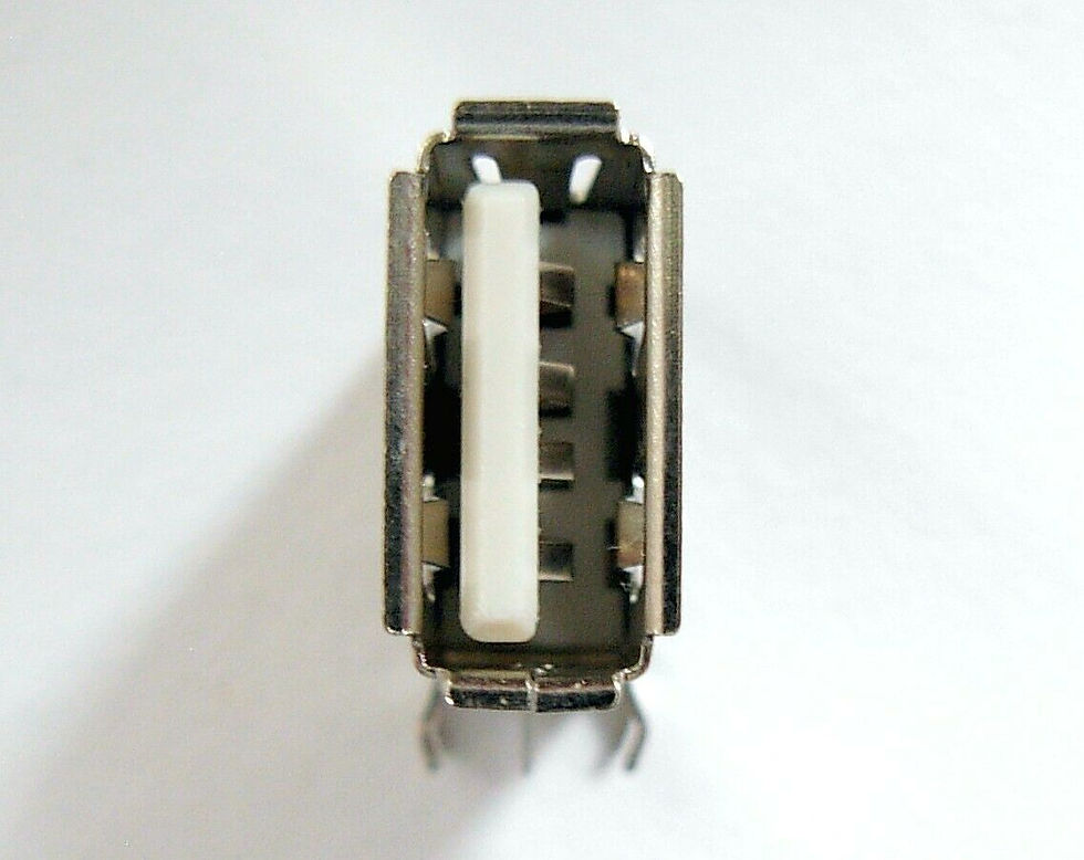 Miniature : 10x Connecteur à souder USB 2.0 type A femelle - Female USB vertical con