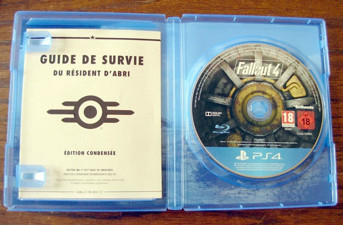 Miniature : FALLOUT 4 jeu / game PS4 Sony Playstation 4 - Francais, French / d35