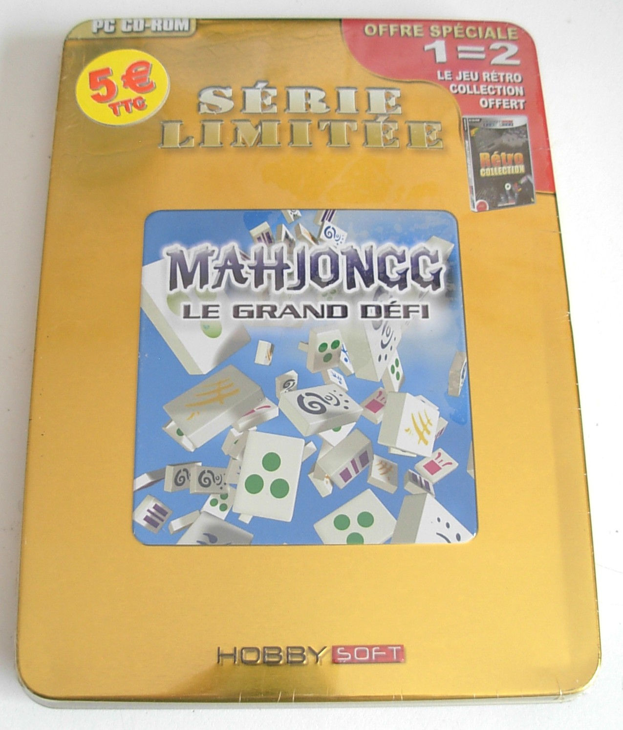 MAHJONGG LE GRAND DEFI + RETRO COLLECTION Limited Edition jeu PC game NEUF NEW
