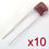 Miniature : 10x Condensateur type 103J 100V 0,01uF (10 nF) 10pcs Capacitor Metallized Film