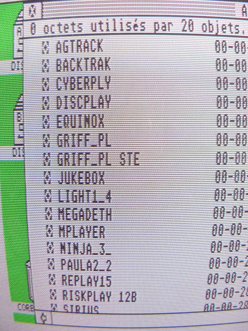 Miniature : ATARI ST Compilation de 20x lecteurs de modules Soundtrack Module Music Players