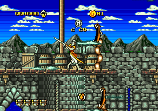 Miniature : DRAGON'S LAIR  jeu prototype game for SEGA Megadrive / Genesis