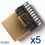 Miniature : 5x Connecteur HDMI Male plaqué Or 19 broches /Connector Male 19 pins gold plated