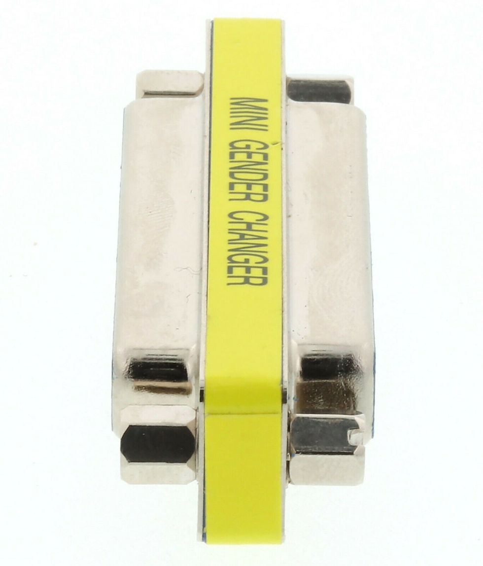Miniature : Coupleur adaptateur DB25 Mâle/ femelle - 25 pins Male /Female Coupler Adapter