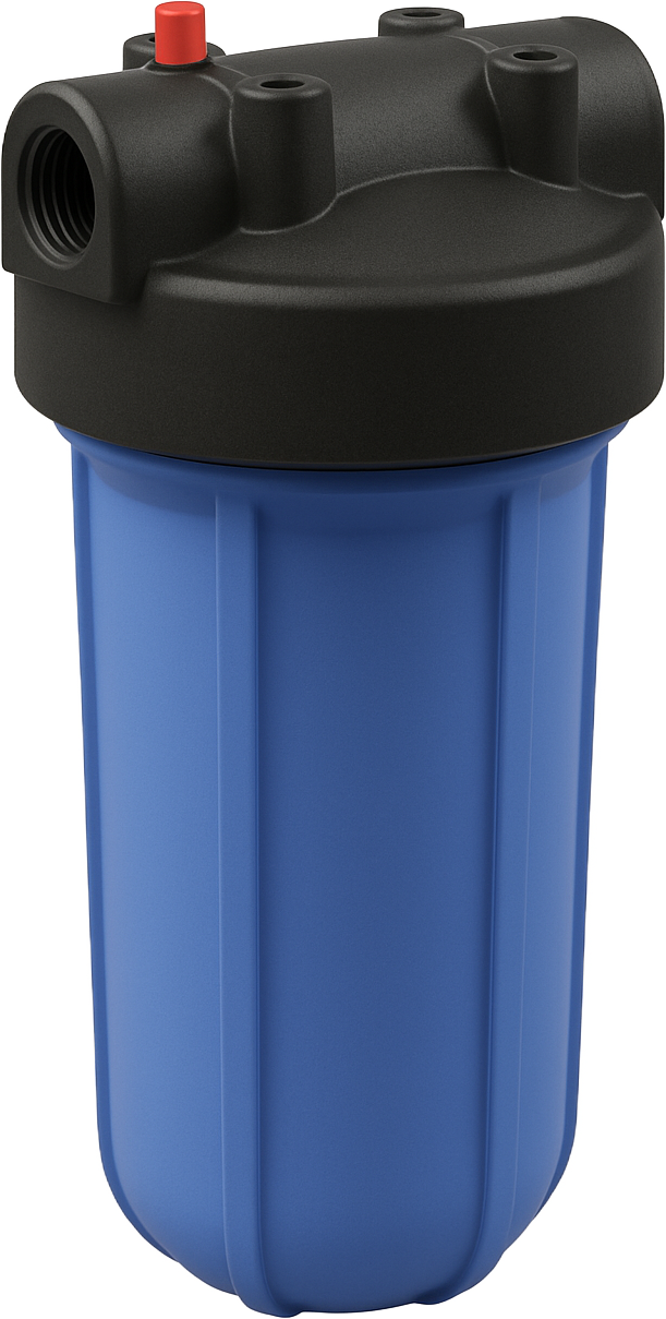 Plastic Filter Housing 4.5" x 10" │1" FNPT