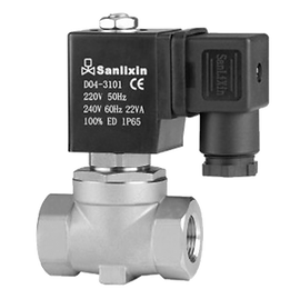 SLP SMall Series 2-2-Way Pilot Operated Solenoid Valve•Normally Closed•SS316•DIN