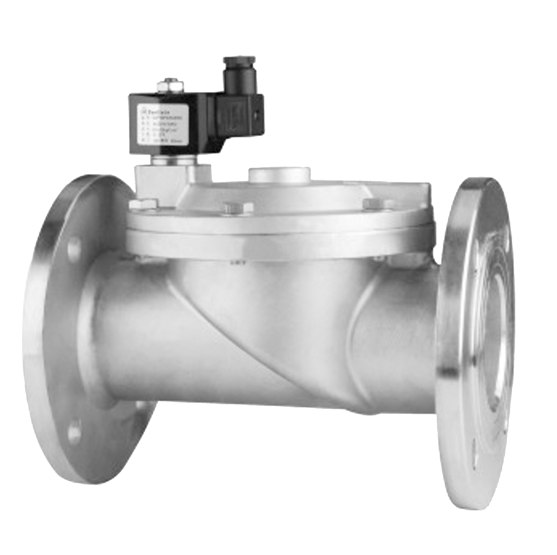 SLP 2/2-Way Large Diameter Pilot Operated Solenoid Valve • N/C • Flange