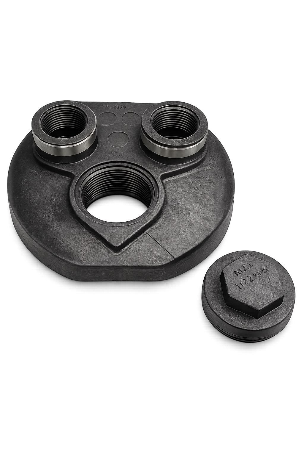 DI Head 4.5 Buttress │1" In x 1" Out x 1-3/4" Fill Port │Top Distributor