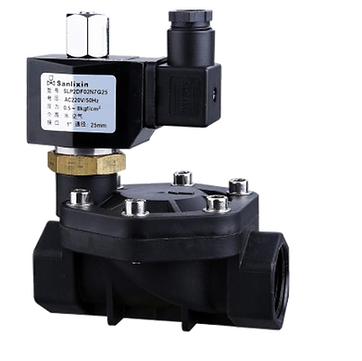 SLP Plastic Series 2-2-Way Pilot Operated Solenoid Valve • Normally Open