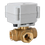 Miniatura: A20-T15-B3-C 3-Way Electric Brass Valve On/Off Normal Close Motorized Valve. NPT/BSP 1/2", Maximum Working Pressure: 1.0 MPa