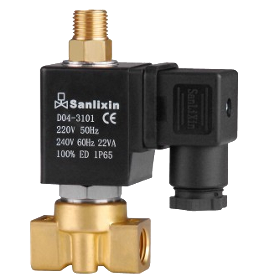 SLV2 Series 3/2-Way Direct Acting Solenoid, Body Material: Brass, Pressure: 0~12kgf/cm², Orifice: 1.5~3mm