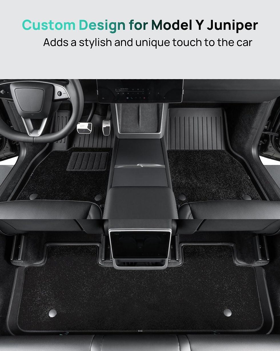 Miniatura: Tapetes HALOBLK instalados en el Tesla Model Y Juniper