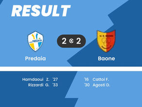 Juniores, inizia il ritorno: Predaia-Baone 2-2