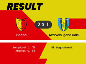 La Baone gestisce e colpisce: 2-1 all’Alta Valsugana B