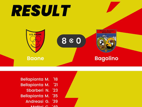 Vittoria per 8 a 0 - Riparte il campionato🔥