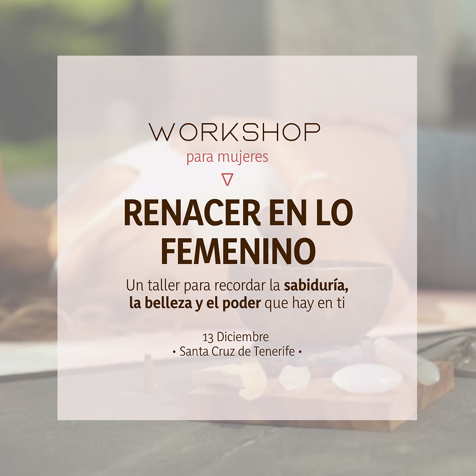 RENACER EN LO FEMENINO