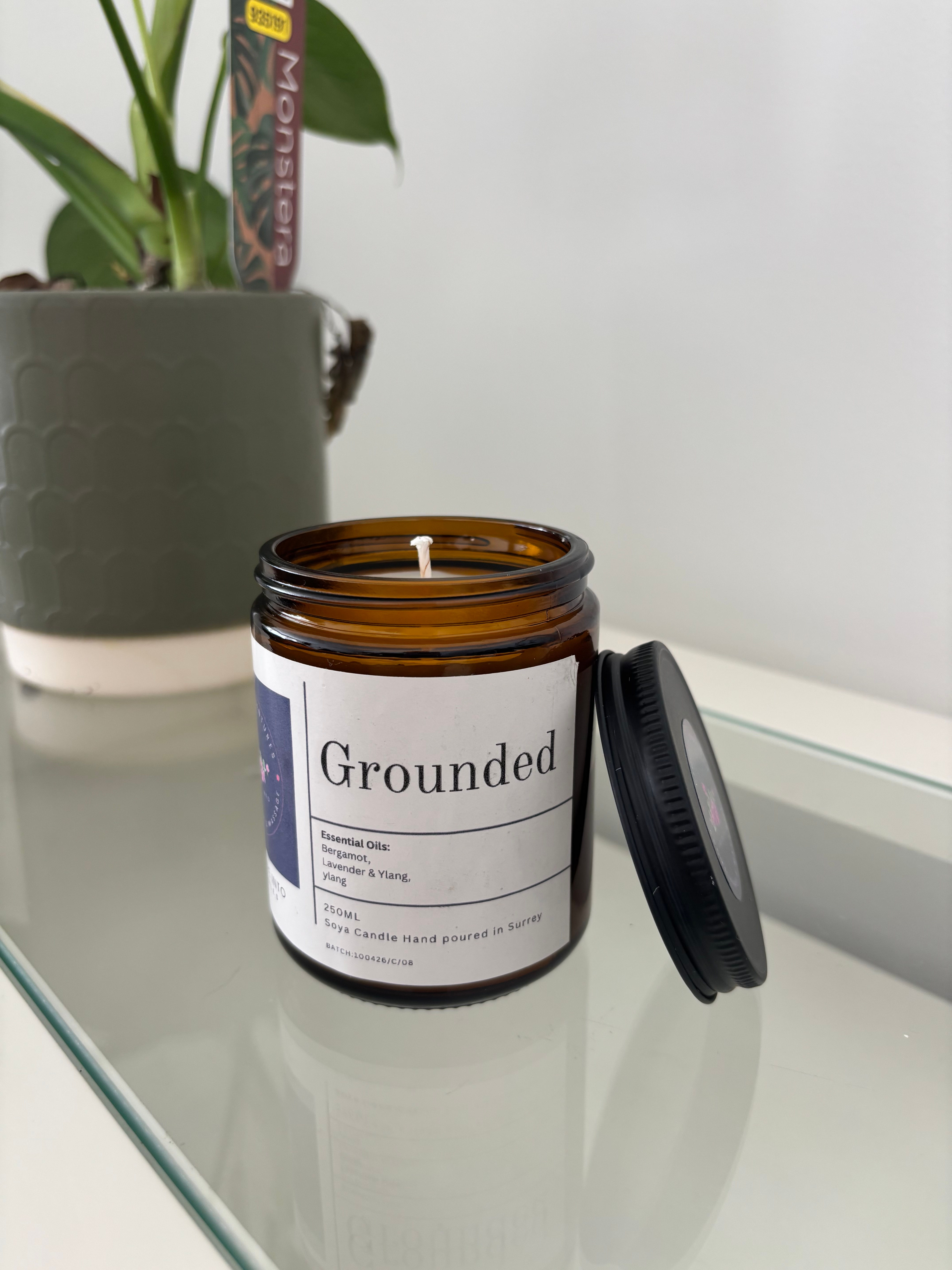 Grounded candle