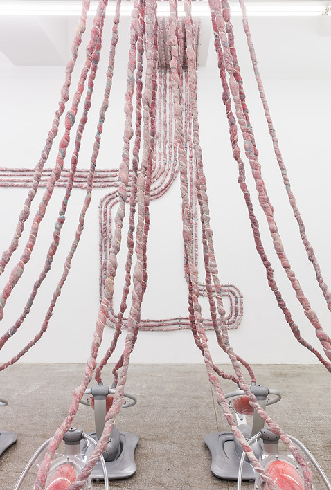 Cable-to-Cradle by Marie Munk, 2020, untitled projects (Alba Gallery), photo by kunstdocumentation.com