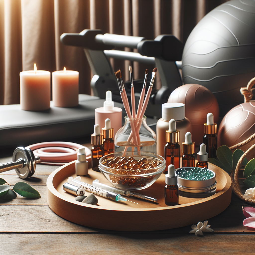 Image of skincare products