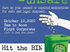 Hit the Bin Drug Drop – October 10, 2020