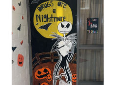 Red Ribbon Week Door Decorating Contest Entries