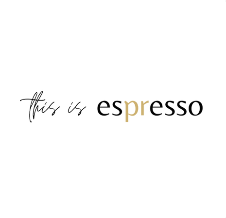 This is espresso