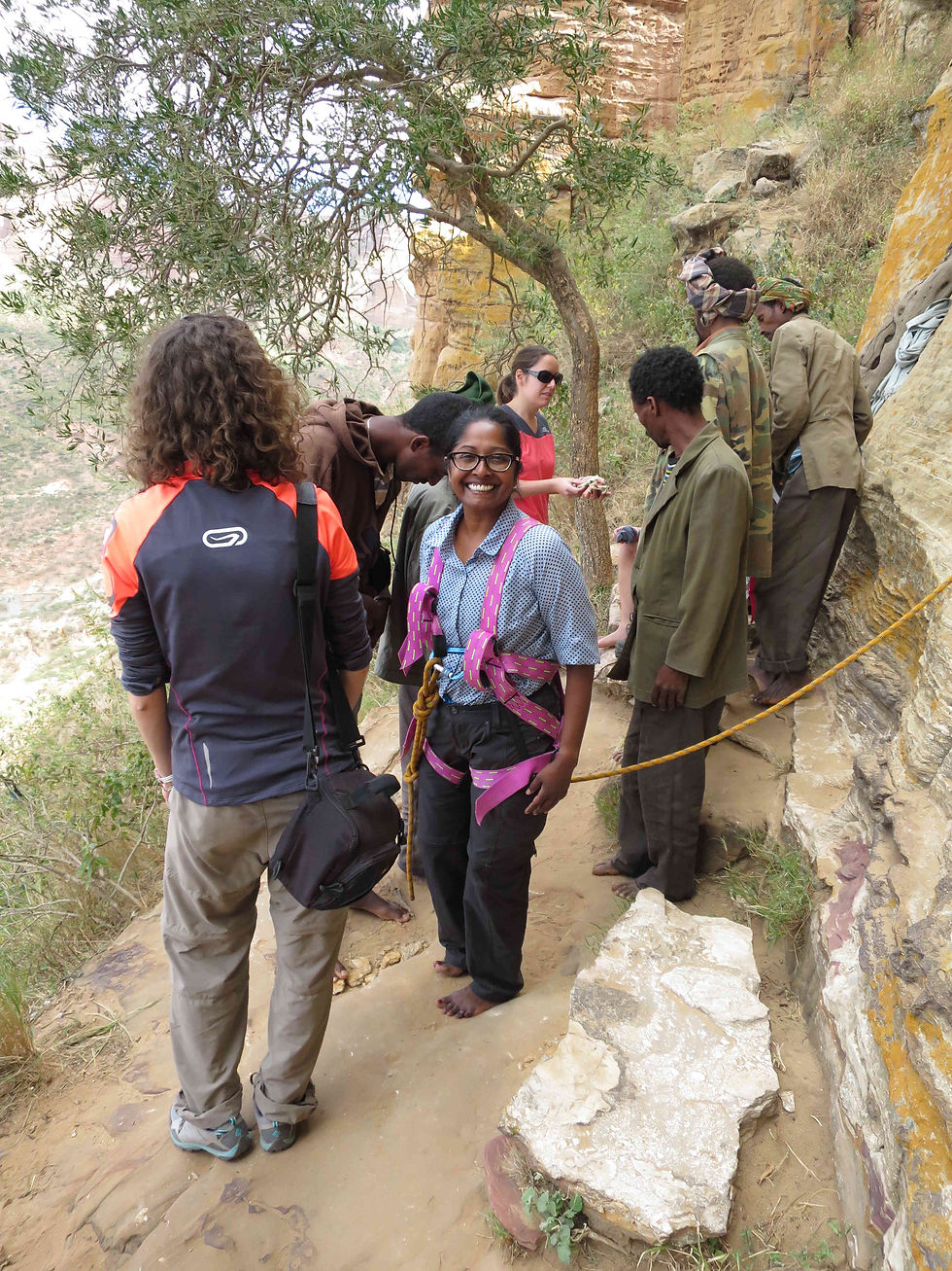 Ahead of the climb to Abuna Yemata Guh