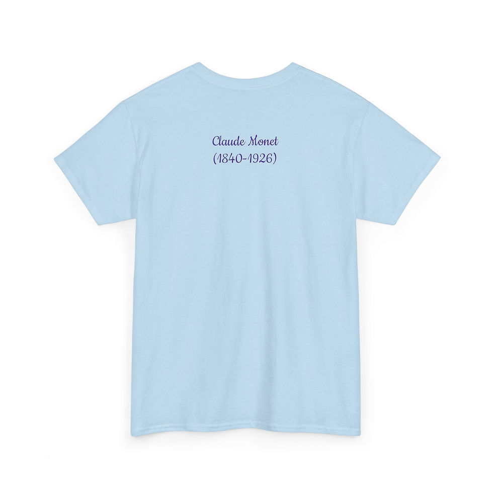 Thumbnail: Monet Pansy Unisex Heavy Cotton Tee